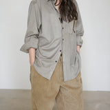 Original Faux Suede Shirt / Grey