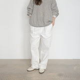 Original Washed Cotton Twill Pants / White