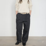 Original Washed Cotton Twill Pants / Dark Navy