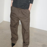Original Washed Cotton Twill Pants / Olive Brown