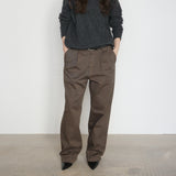 Original Washed Cotton Twill Pants / Olive Brown
