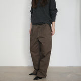Original Washed Cotton Twill Pants / Olive Brown
