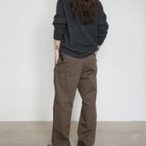 Original Washed Cotton Twill Pants / Olive Brown